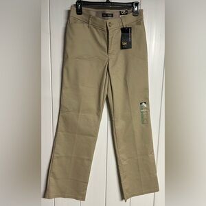 Lee Khaki Straight-Leg Chinos in Tan (Women’s)